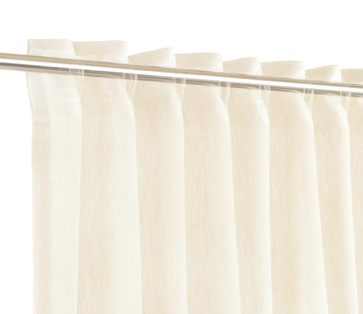 ZASŁONA GOTOWA SW-BREEZE - kremowy, Basics, tkanina (125/250cm) - Schöner Wohnen