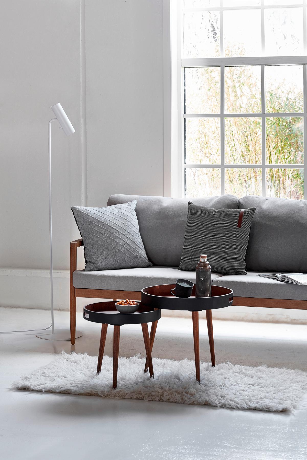 LAMPA STOJĄCA 71704001 MIB - biały, Design, metal (6/141cm) - Nordlux