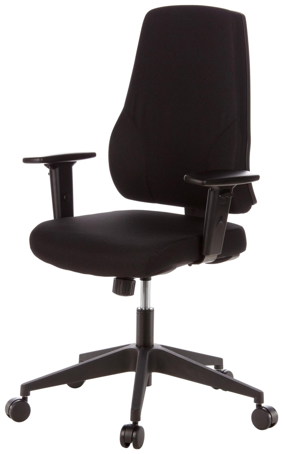 Vrtljiv Stol Pro-tec 100, Črna - črna, Moderno, umetna masa/tekstil (57/126/45cm) - MID.YOU