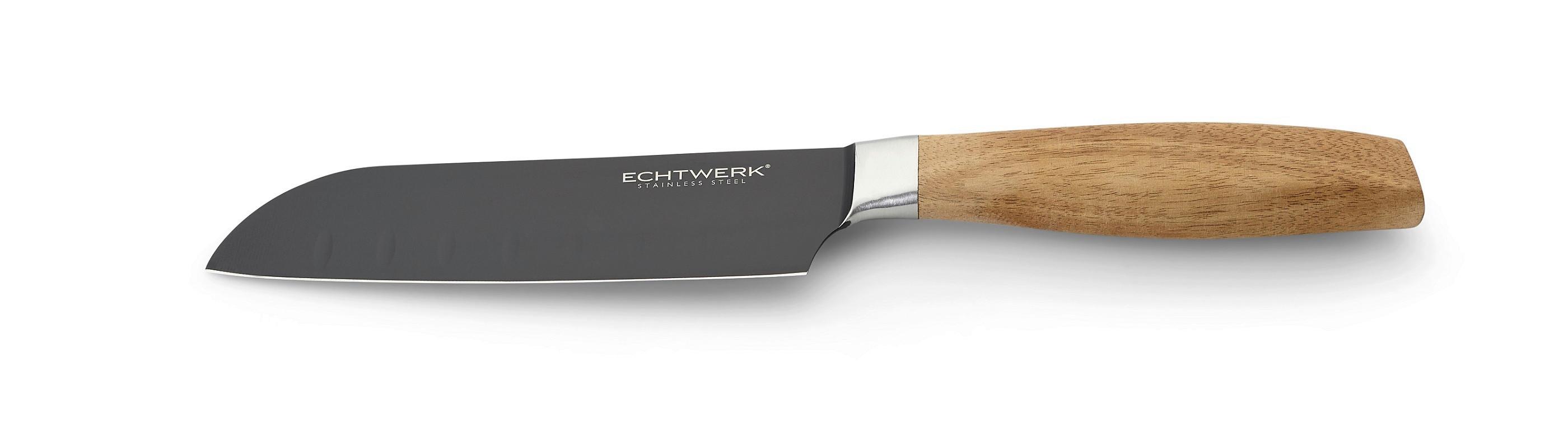 Santoku Kés Ew-Sm-0324 - fekete, Basics, fém (15cm) - Echtwerk