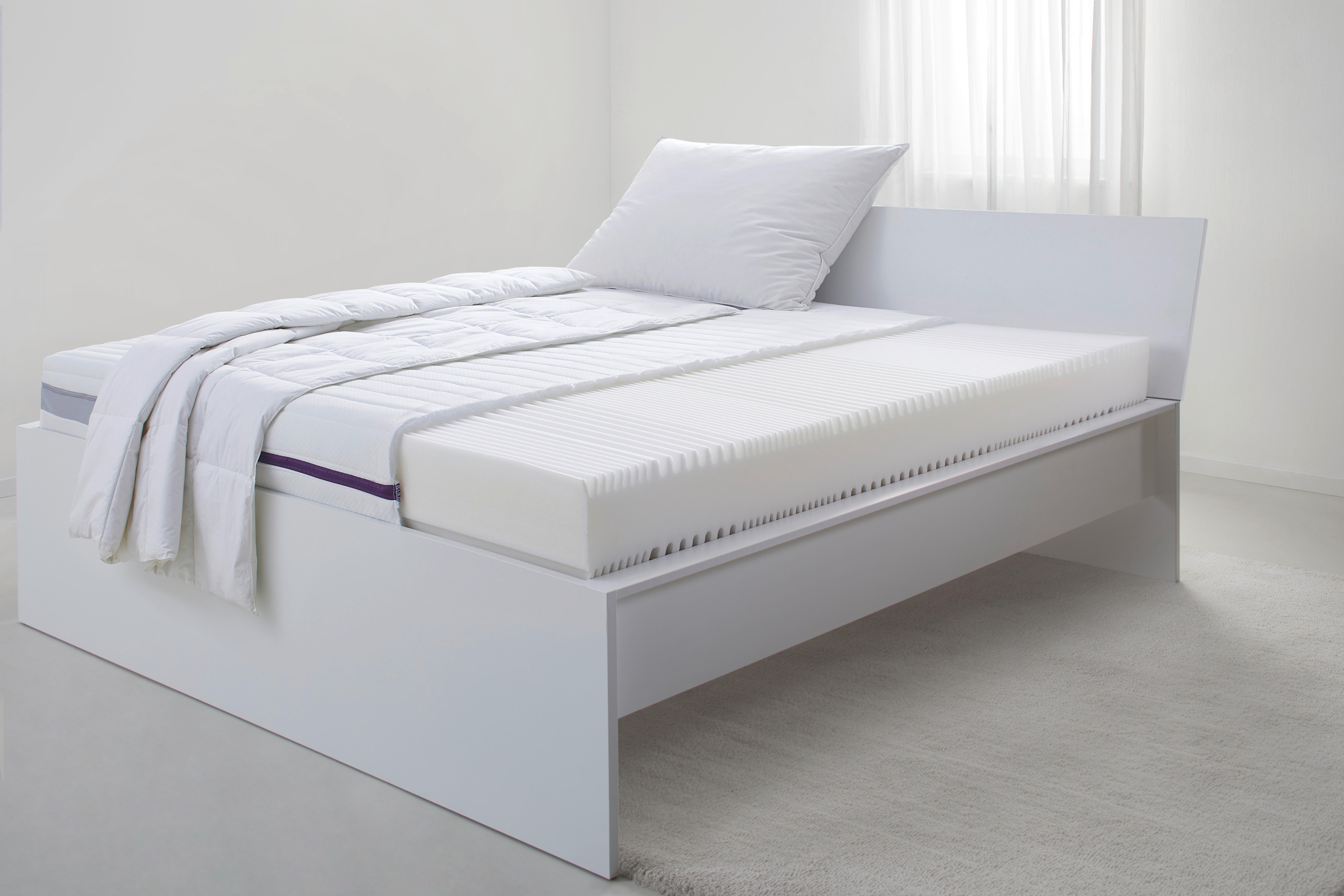 Komfortschaummatratze Jubi ca. 90x200cm - Weiss, Textil (90/200cm) - Nadana