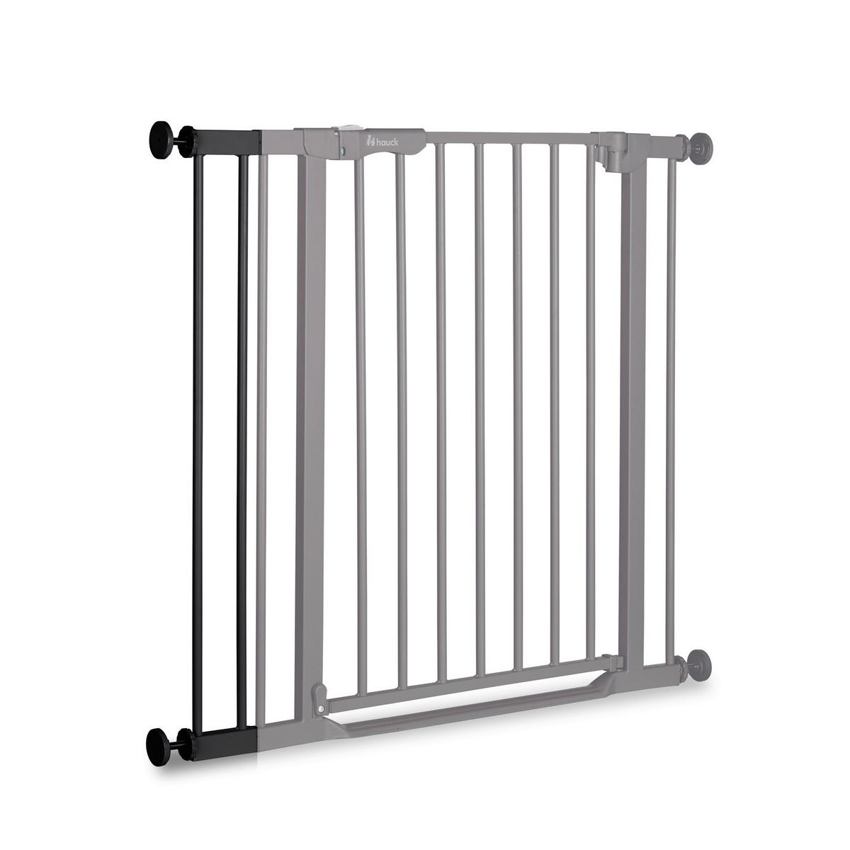 PRZEDŁUŻENIE BRAMKI OCHRONNEJ SAFETY GATE EXTENSION - czarny, Basics, tworzywo sztuczne/metal (9/77cm) - Hauck