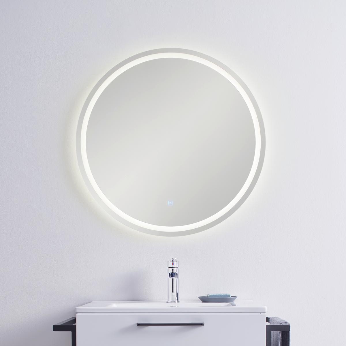 Leuchtspiegel Betty inkl. LED-Beleuchtung - MODERN, Glas (75cm) - Mömax
