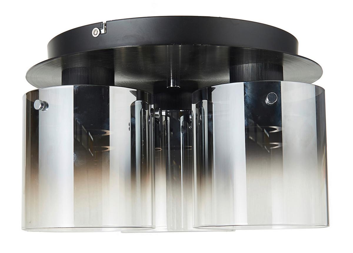 LAMPA SUFITOWA ALESUND - czarny, Design, metal/szkło (35/21,5cm) - Dieter Knoll