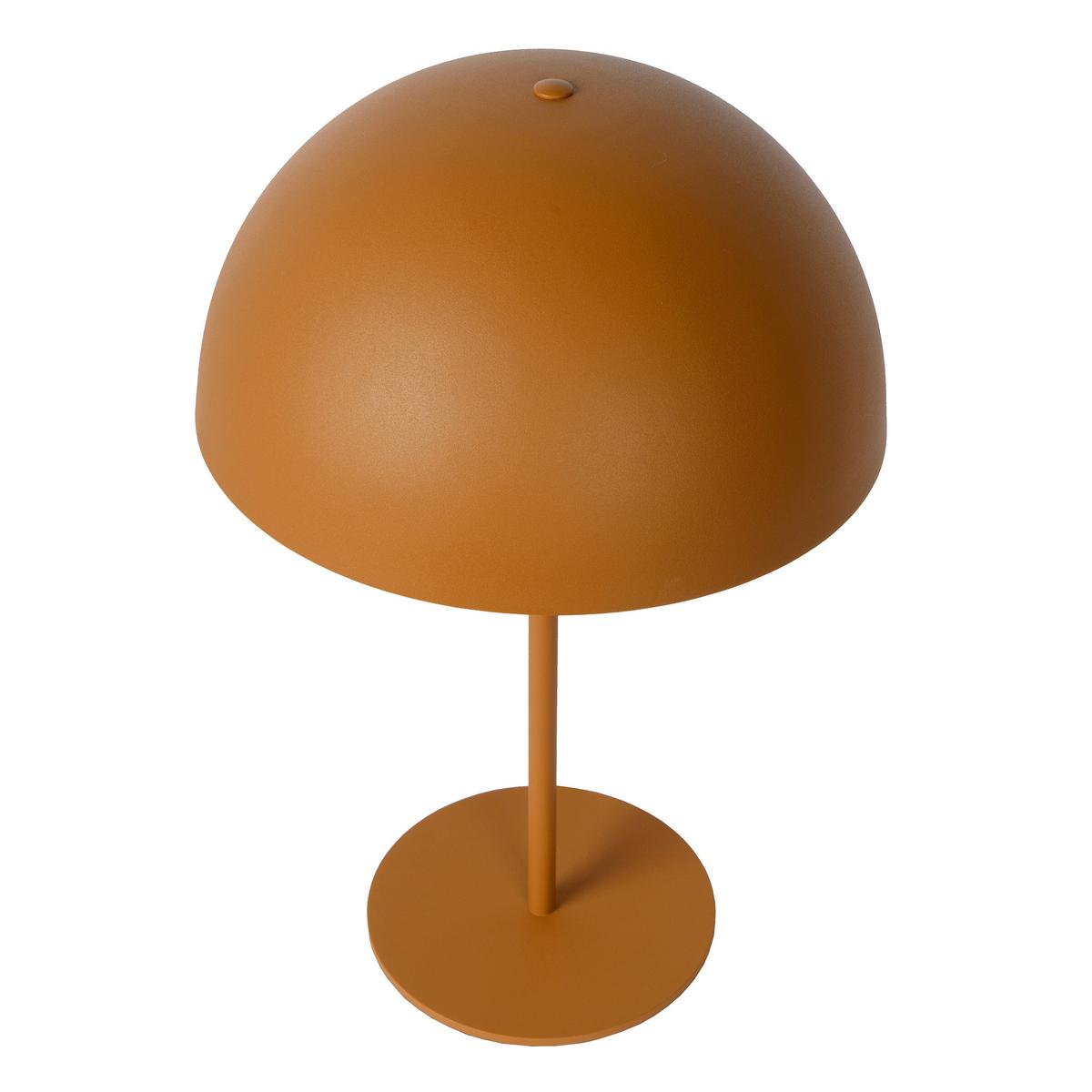 LAMPA STOŁOWA 45596/01/44 SIEMON - kolor mosiężny/curry, Design, metal (25/40cm) - Lucide