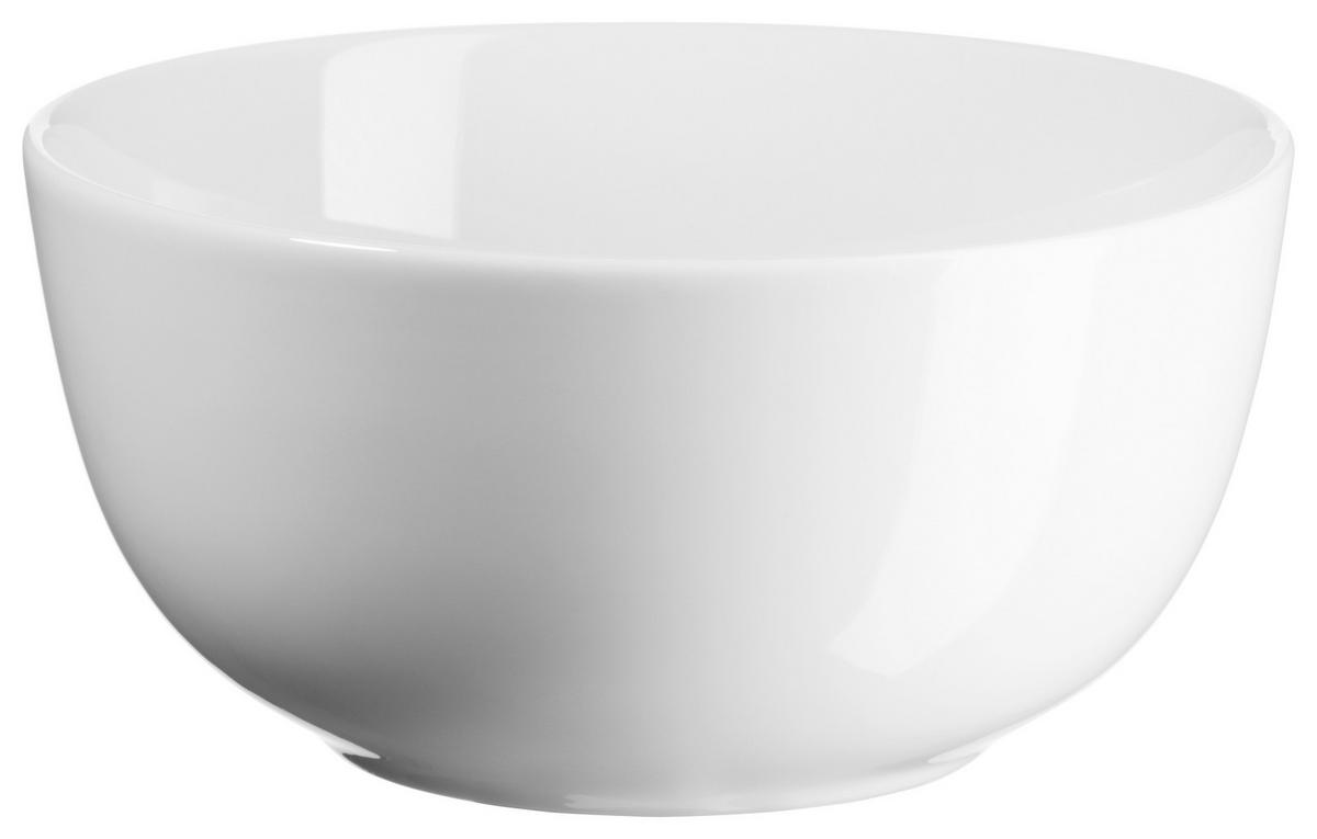 Frühstücksset Barca aus Porzellan, 18-teilig - Weiß, Basics, Keramik - Mäser