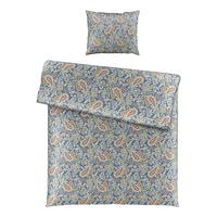 Bettwäsche Paisley ca.160x210cm - Blau, Romantik / Landhaus, Textil (160/210cm) - Premium Living