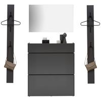 PRZEDPOKÓJ UNIQUE - kolor grafitowy, Design, materiał drewnopochodny (165/200/22cm) - Voleo