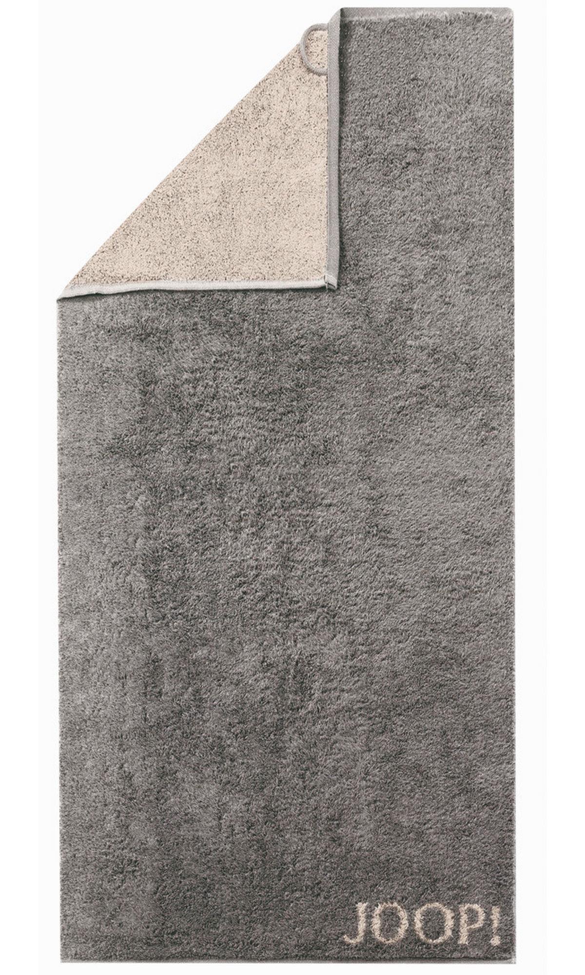 RĘCZNIK DO SAUNY JOOP! CLASSIC DOUBLEFACE - kolor grafitowy, Basics, tkanina (80/200cm) - Joop!