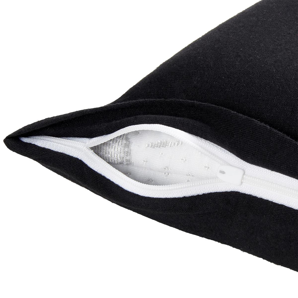 Husă de pernă Felix - argintiu/alb, Konventionell, textil (28/44cm) - Modern Living