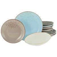 Kombinirani Servis Scandic, 12-Delni - večbarvno, Basics, keramika - Creatable