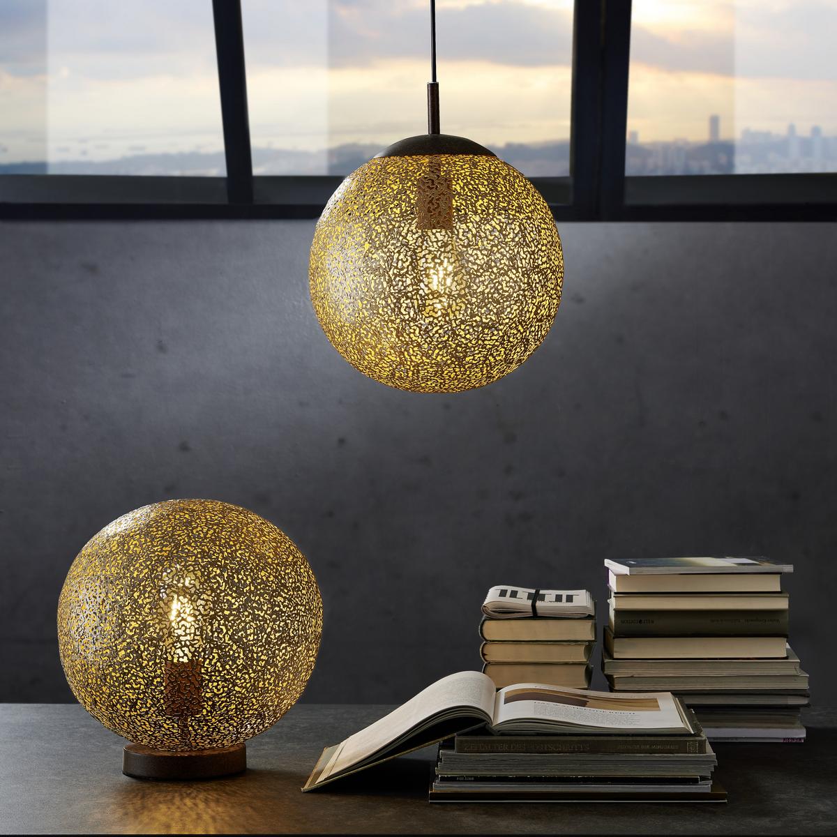 LAMPA WISZĄCA GRETA 2420-48 - kolor rdzawy, Lifestyle, metal (30/30/140cm) - Paul Neuhaus