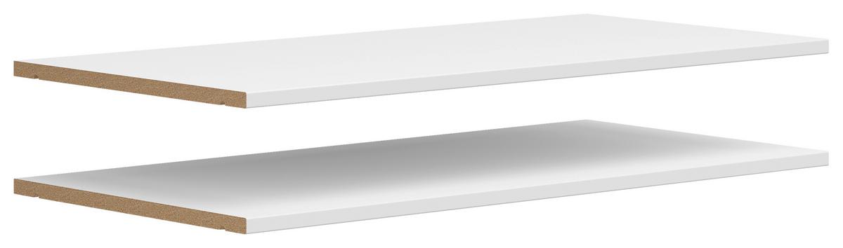 Einlegeboden Multistauraum Weiss - Weiss, Modern, Holzwerkstoff (77/1,5/36cm) - Premium Living