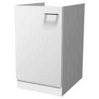 Spodnja Omarica Za Korito Lucca, Bela - bela/barve aluminija, Konvencionalno, umetna masa/leseni material (50/82/57cm) - FlexWell