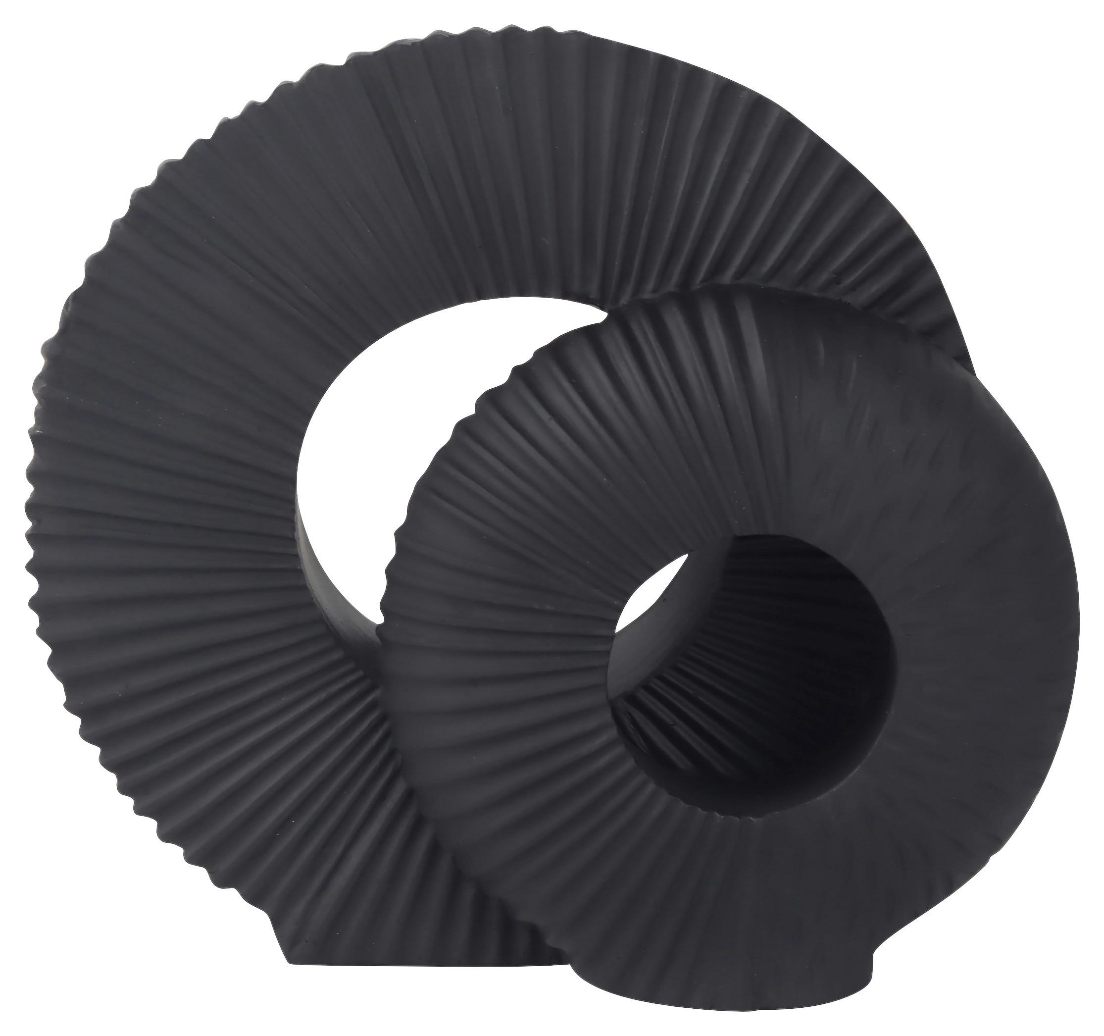 Sculptură Ruth - negru, Modern, materiale naturale (23,7/21,5/8cm) - Mömax