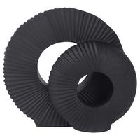 Sculptură Ruth - negru, Modern, materiale naturale (23,7/21,5/8cm) - Mömax