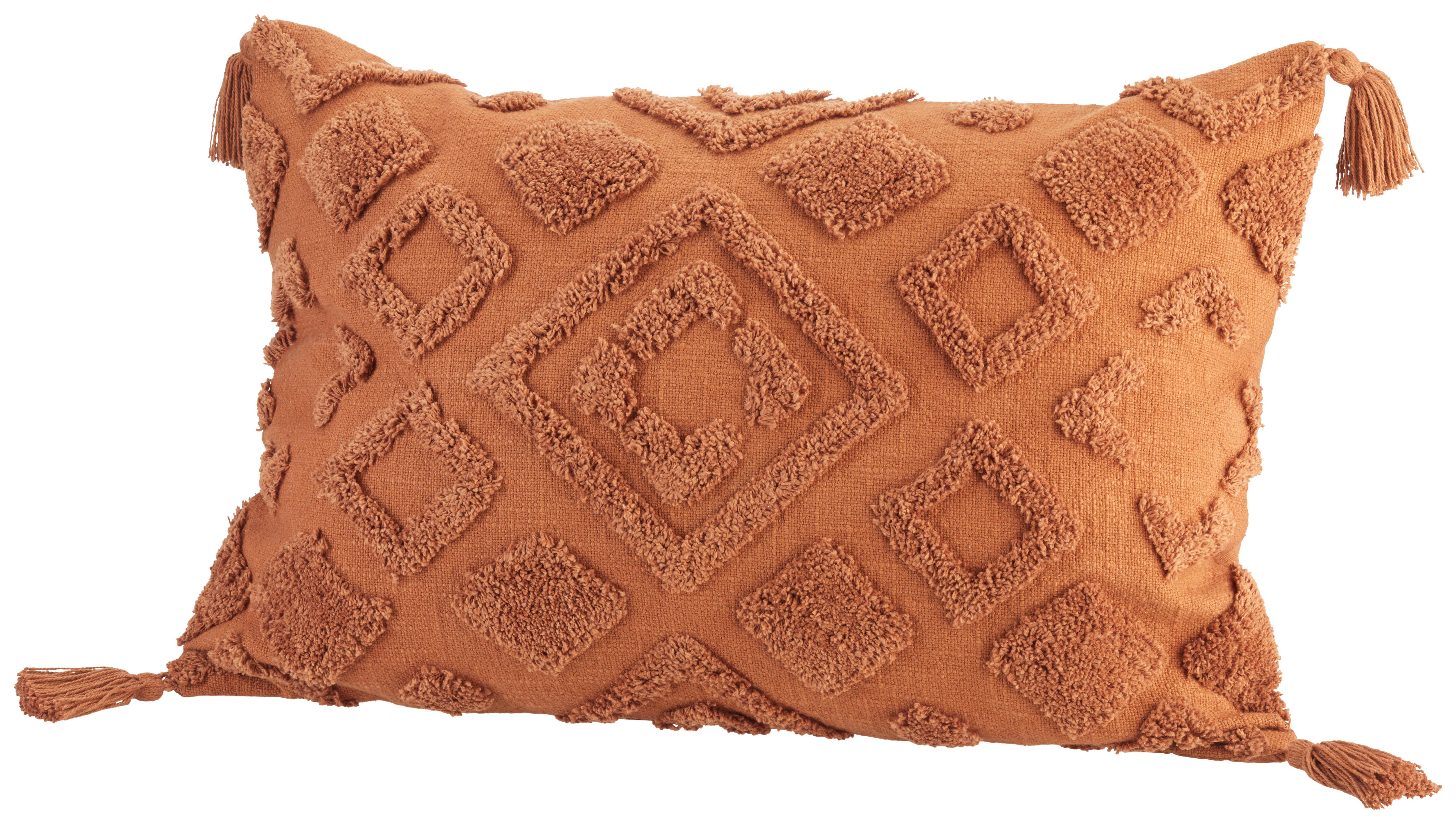 Díszpárna Ibiza 60/40 - barna, Modern, textil (40/60cm) - Modern Living