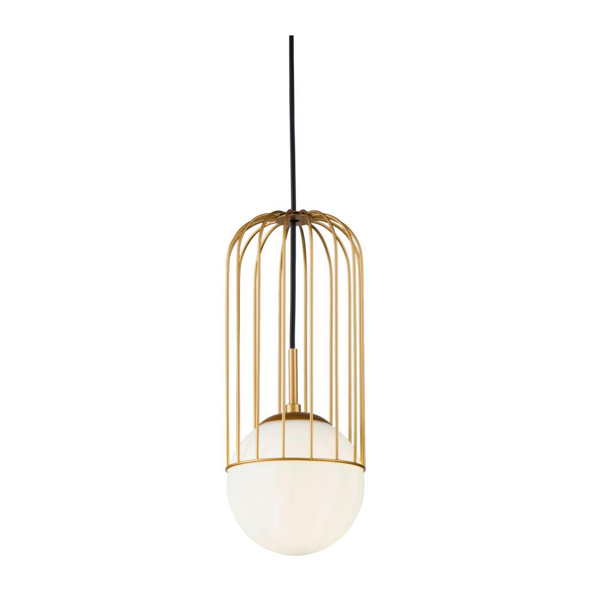 PENDELLEUCHTE TELFORD - Goldfarben, Basics, Glas/Metall (15/37,5cm) - MAYTONI