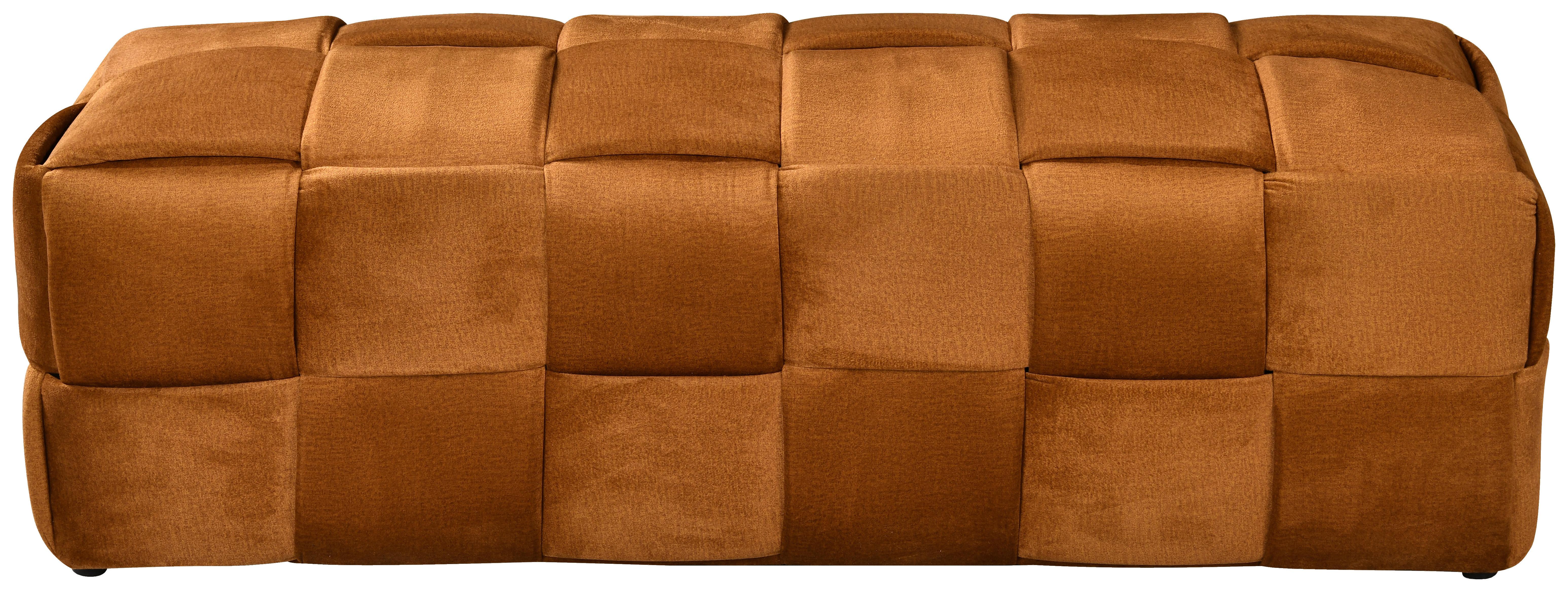 TABURET ELLIOT - portocaliu, Modern, plastic/lemn (124/48/44cm) - Mömax