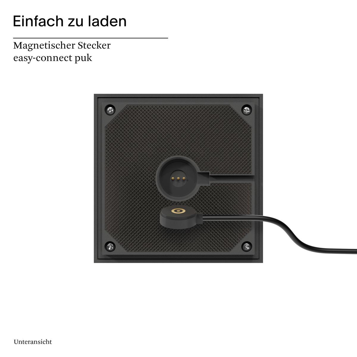 LAMPA STOŁOWA Z AKUMULATOREM 4557201 NUTALIS - antracytowy, Design, metal (10/10/10cm) - Sigor