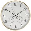 Zidni Sat Aluminium - zlatne boje, Basics, metal (38/4,2cm) - Mömax