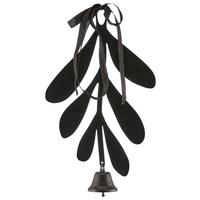 Dekorativni Obesek Mistel I - črna, Basics, kovina (14/25cm) - Mömax