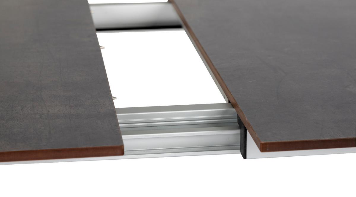 Gartengarnitur Urban 5-Teilig Metall/Texil - Schieferfarben/Anthrazit, Basics, Textil/Metall (160+60/98/72cm) - Acamp
