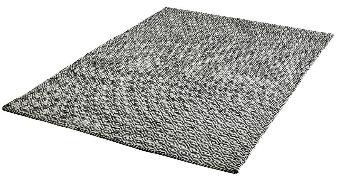 Flachwebeteppich My Jaipur - Graphitfarben, Natur, Textil (80/150cm)