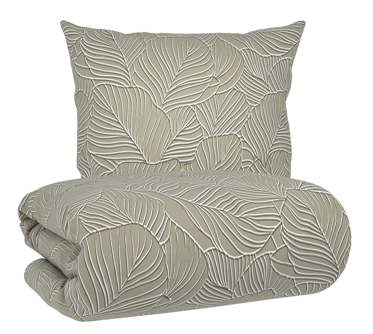 Bettwäsche Chloe Smaragdgrün ca. 135x200cm - Smaragdgrün, Textil (135/200cm) - Mömax