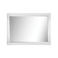 LUSTRO ŚCIENNE CORFU - biały, Lifestyle, drewno (105/75/3,3cm) - Carryhome