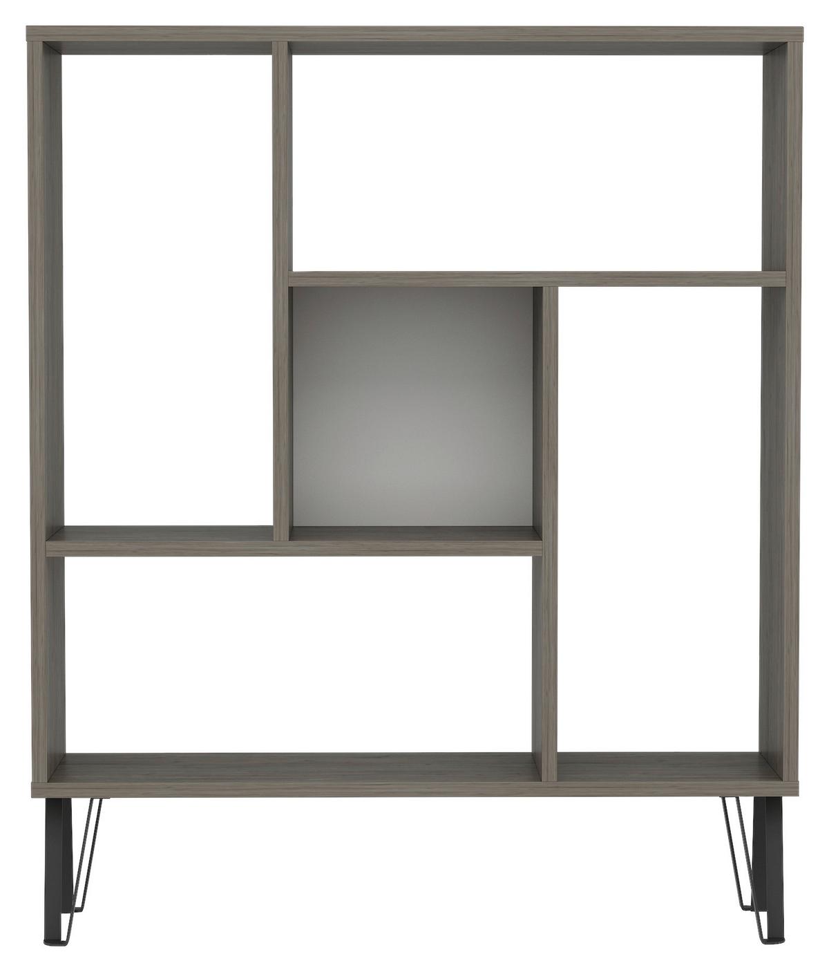 Regal "Arven", Eiche dunkel - Eiche dunkel, Design, Holzwerkstoff (90/107,8/25cm) - Livetastic