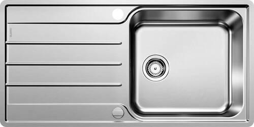 Spüle Lemis XL Typ:5230535 Edelstahl - Edelstahlfarben, Modern, Metall (100/50cm) - Blanco