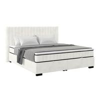 Box Krevet Maya C - crna/krem, Moderno, drvni materijal/drvo (180/200cm) - Based