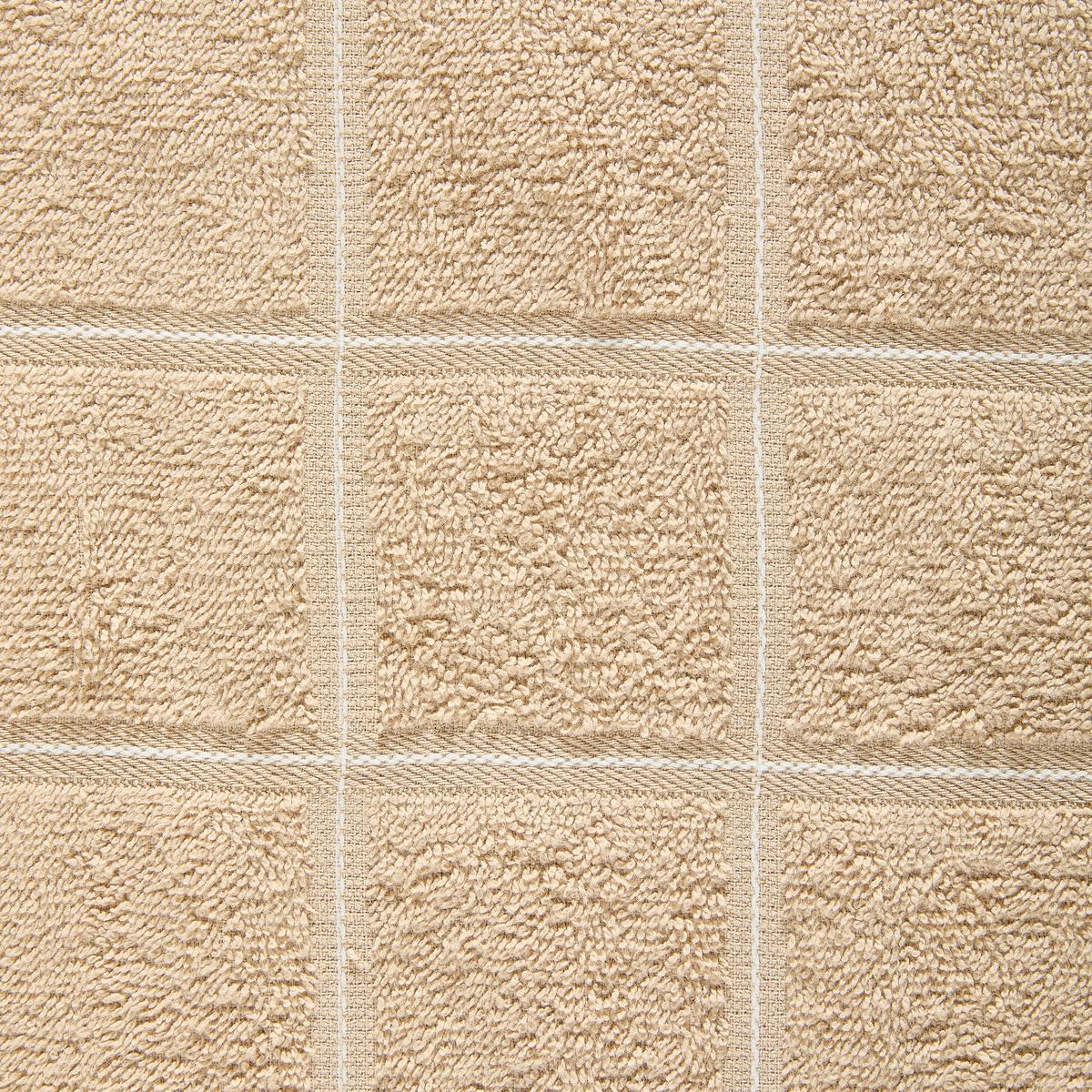 ZESTAW RĘCZNIKÓW FROTTE CHECK - karmel, Design, tkanina (30/50cm) - Esposa