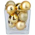 Christbaumkugel Emilie Goldfarben - Goldfarben, Basics, Kunststoff (4cm)