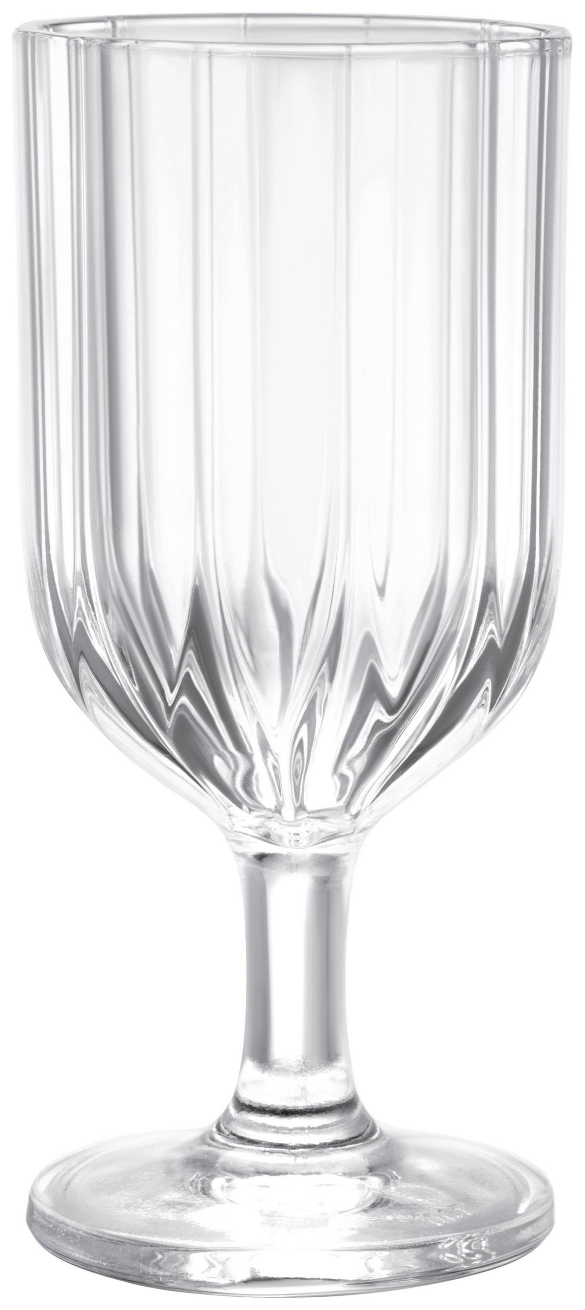 Set Kozarcev Elroy - prozorno, Konvencionalno, steklo (7,9/17,1cm) - Modern Living
