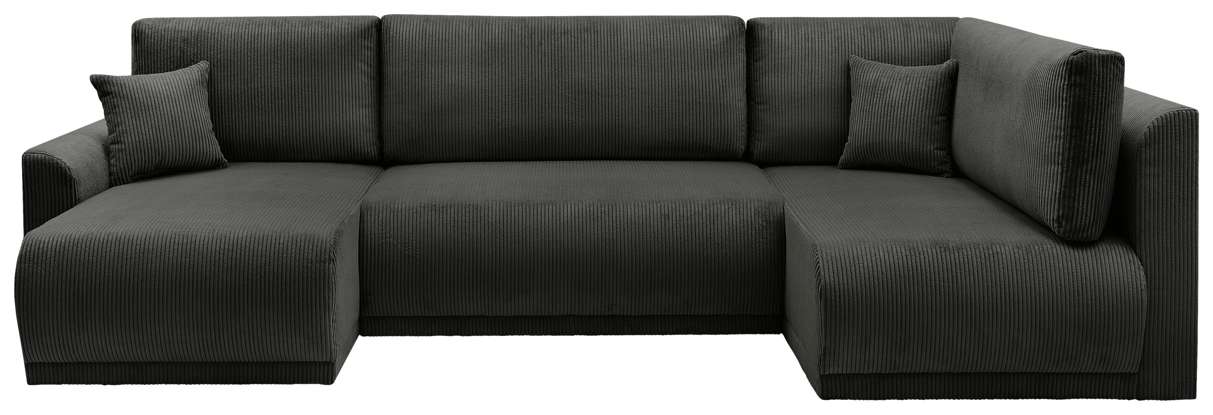 Coltar Kim - negru, Modern, lemn (146/313/160cm) - Modern Living