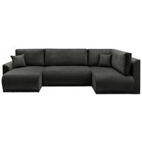 Coltar Kim - negru, Modern, lemn (146/313/160cm) - Modern Living