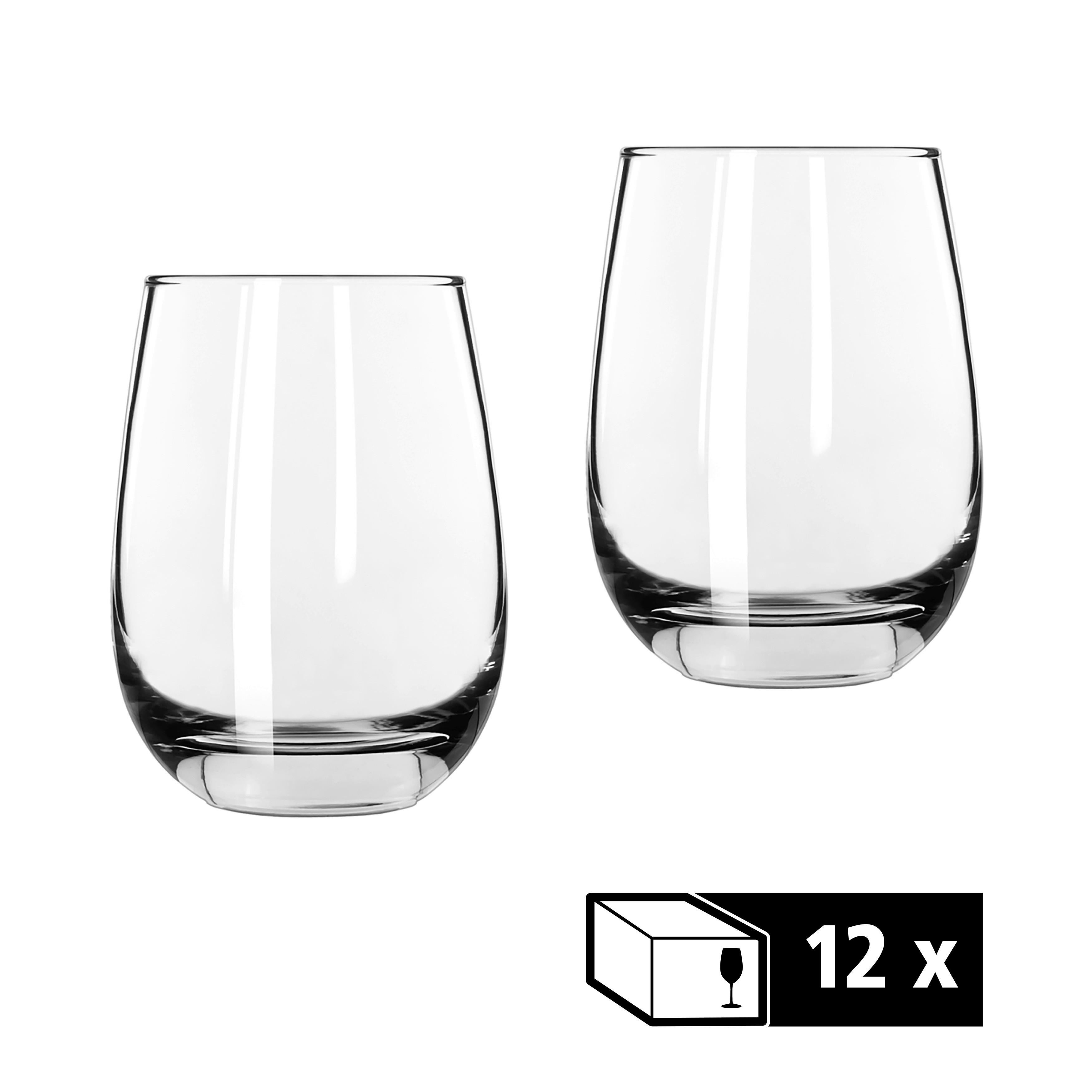 Gläserset  Stemless Klar 12-teilig - Klar, Basics, Glas (9/11,5cm)