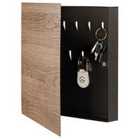 Schlüsselkasten Bologna 30 in Eichefarben - Eichefarben, MODERN, Metall (30/30/4cm) - Mömax