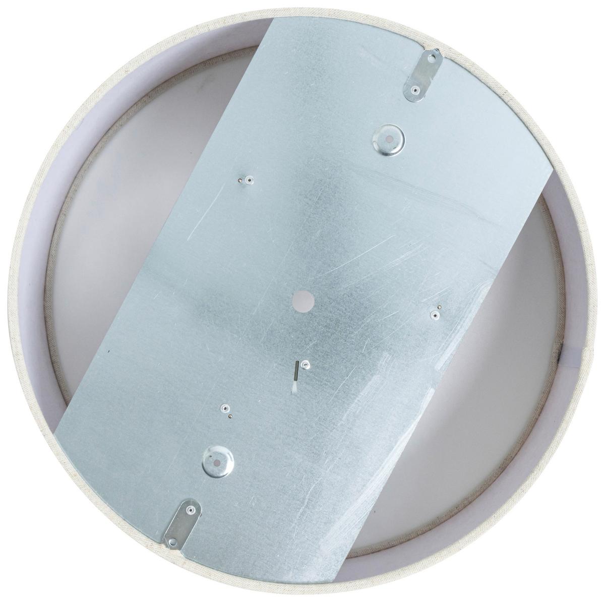 LAMPA SUFITOWA ANNABELL - kolor naturalny/biały, Design, tworzywo sztuczne/metal (37/13cm) - Novel