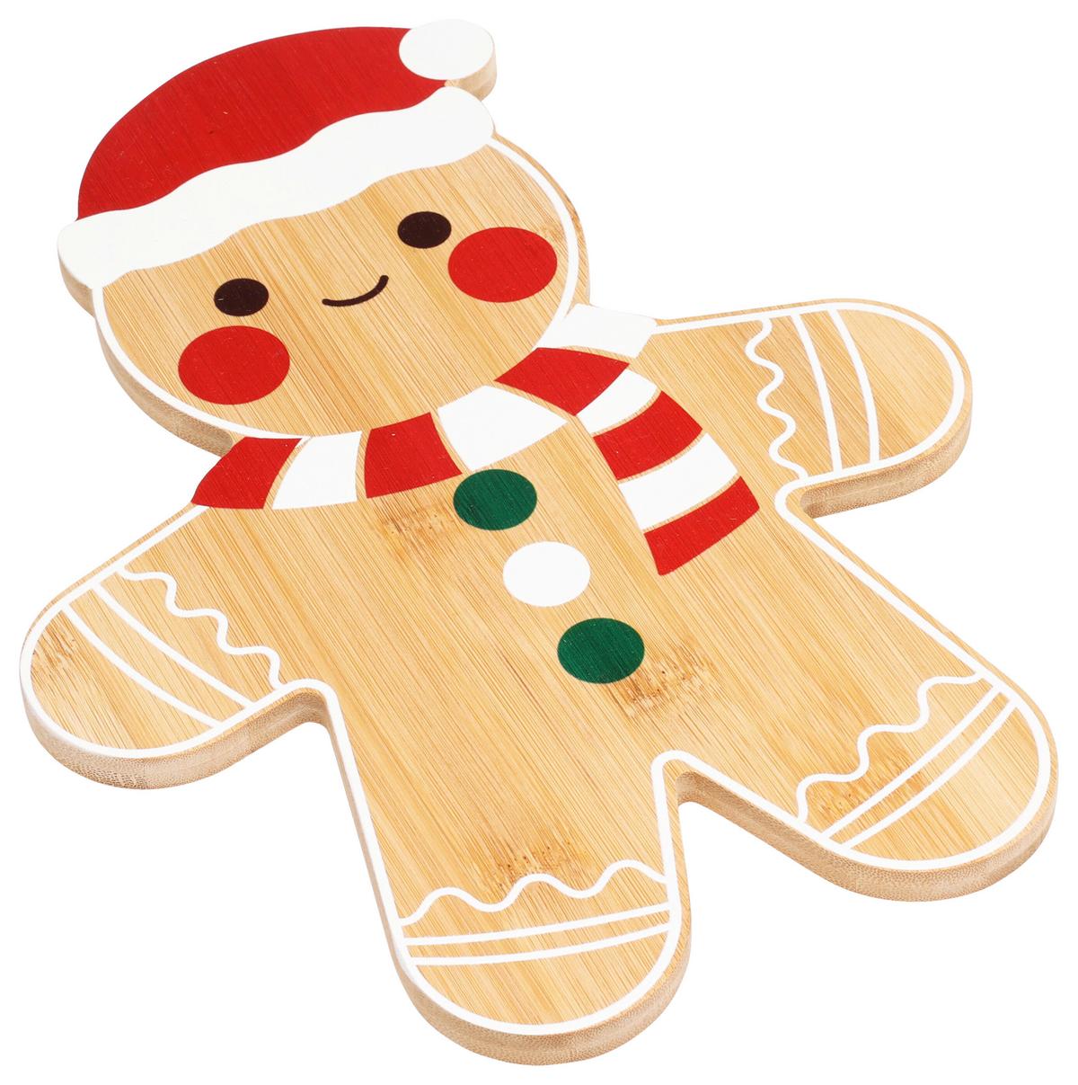 Serviertablett XMAS - Multicolor, Holzwerkstoff (22/33/1cm)