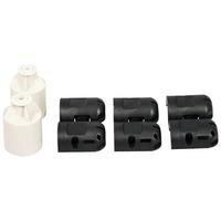 Fußverlängerung Fitsall II Schwarz/Weiß - Schwarz/Weiß, Basics, Kunststoff (10cm) - AEG