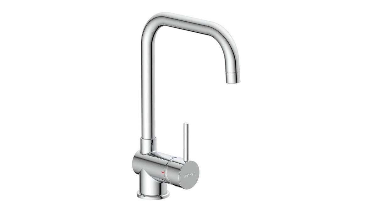 Küchenarmatur Sistant Stockholm Chromfarben - Chromfarben, Basics, Metall (5,4/33/23,1cm) - Sistant