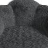 RELAXFÅTÖLJ LEO - vit/svart, Modern, metall/textil (96/78/93cm) - Bessagi Home