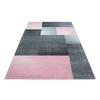 Webteppich Lucca Pink/Grau ca. 120x170cm - Pink, Trend, Textil (120/170cm) - Novel
