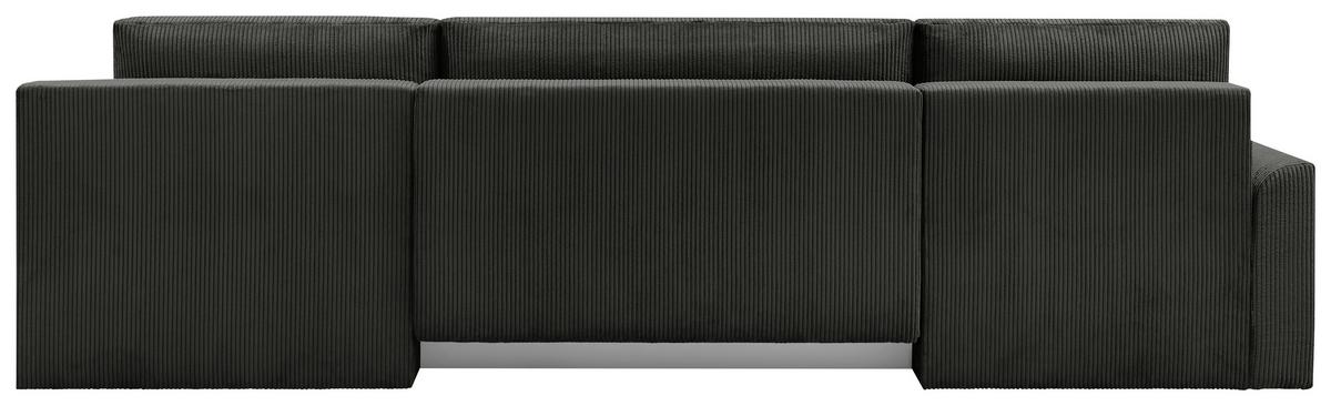 Coltar Kim - negru, Modern, lemn (146/313/160cm) - Modern Living