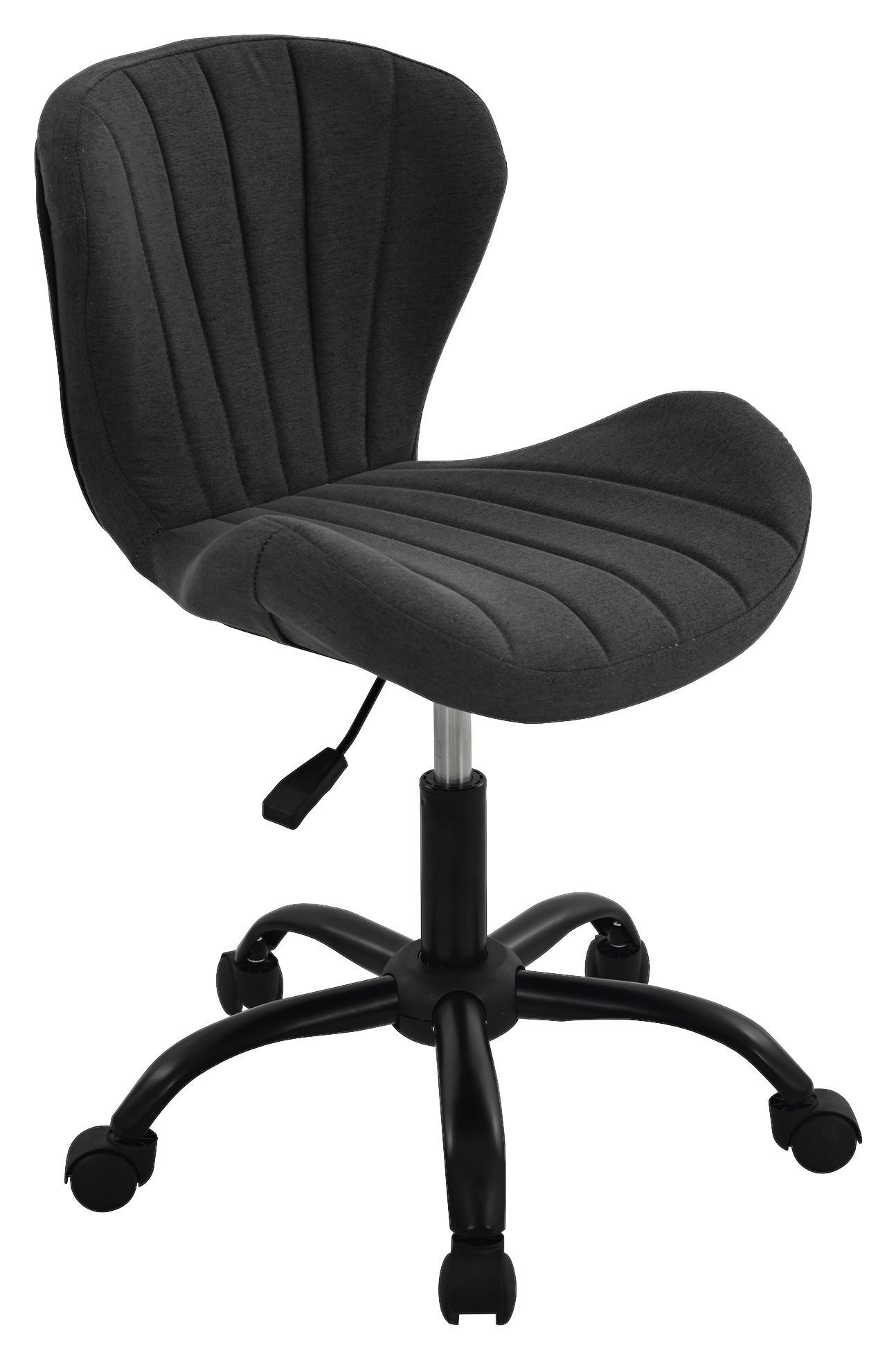 Klara 1 Uredska Stolica - siva/crna, Trend, metal/tekstil (58/84/56cm) - Modern Living