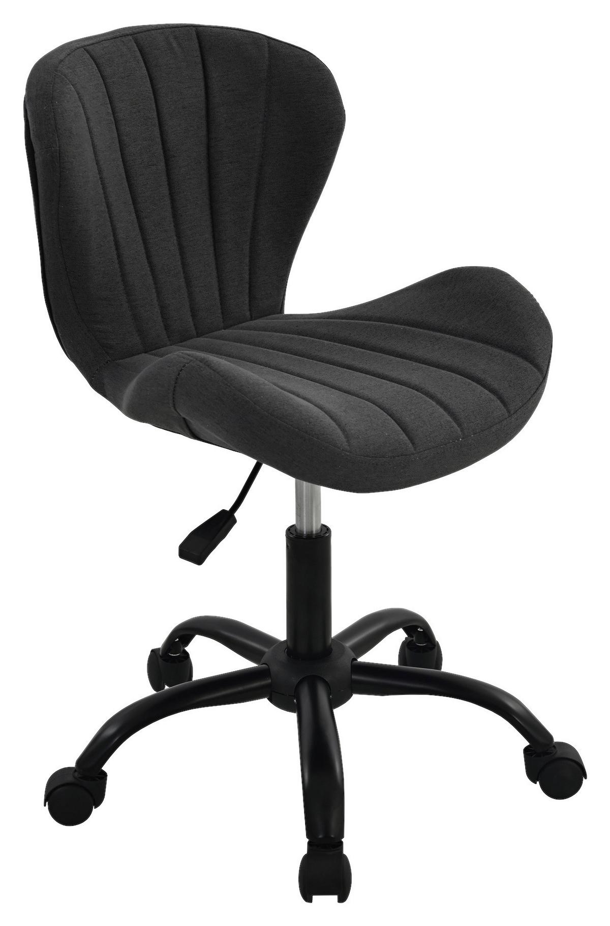 Klara 1 Uredska Stolica - siva/crna, Trend, metal/tekstil (58/84/56cm) - Modern Living