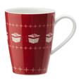 Kaffeebecher Vivo 30 ml - Rot/Weiß, KONVENTIONELL, Keramik - Vivo Kaffeebecher Vivo 30 ml - Rot/Weiß, KONVENTIONELL, Keramik - Vivo